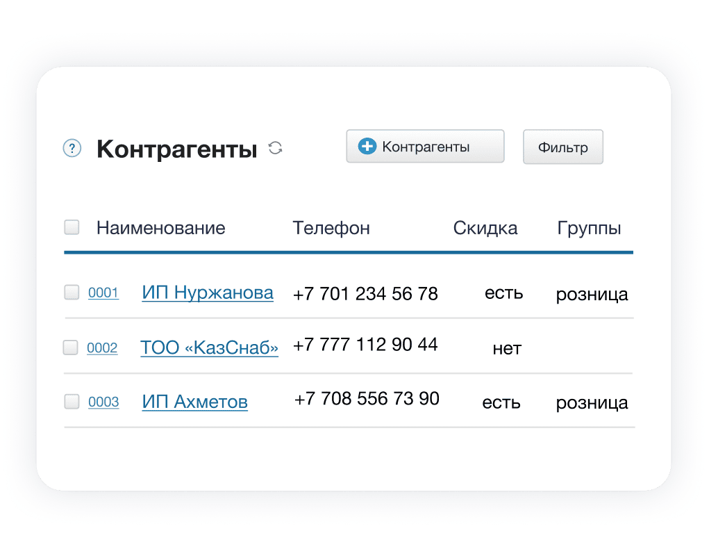 CRM: работа с базой клиентов
